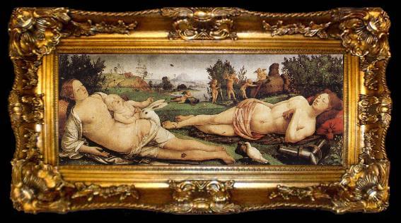 framed  Piero di Cosimo Venus and Mars, ta009-2